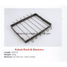 New Design BBQ Kabab Rack and Skewers
